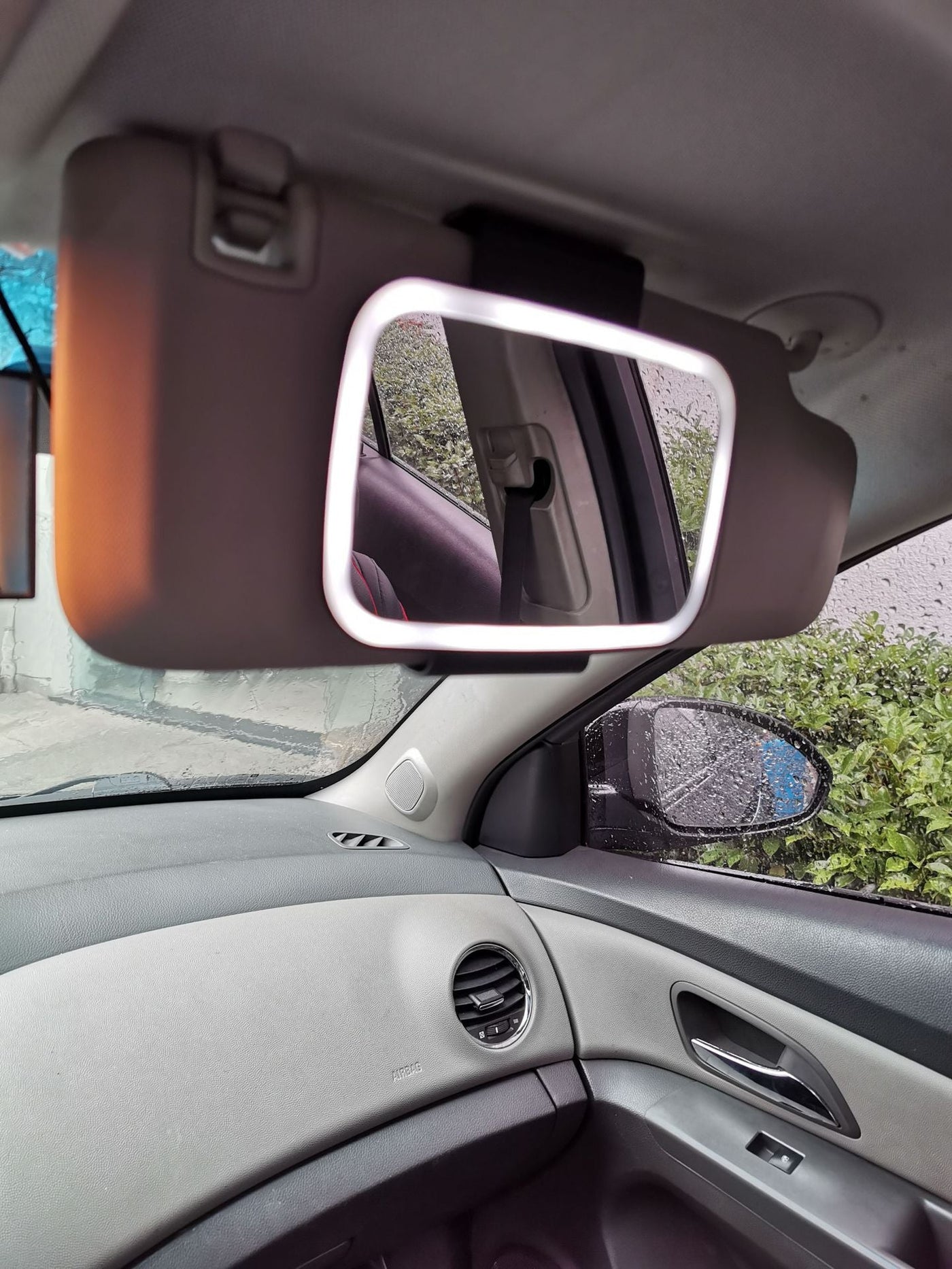 In-Car LED Make-Up Mirror