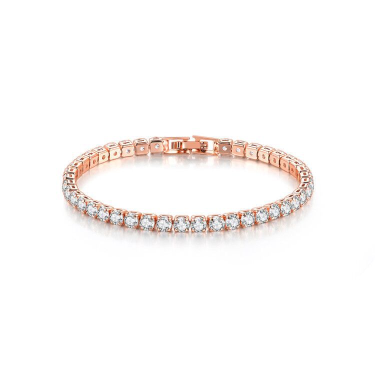 Zircon Bracelet Single Row