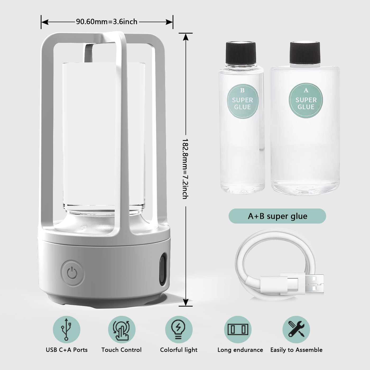 No Accessories 2 In 1 DIY Audio Crystal Light