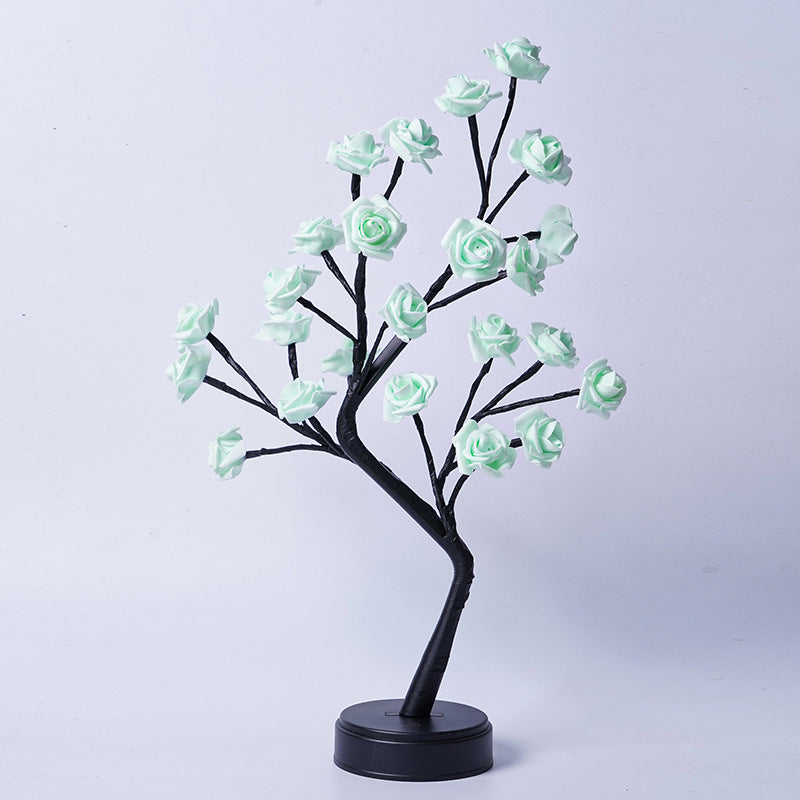 Table Lamp Flower Tree Rose Lamps