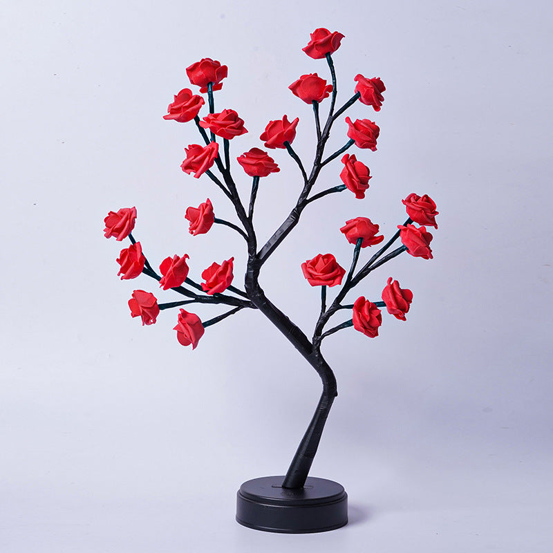 Table Lamp Flower Tree Rose Lamps