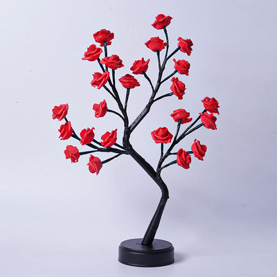 Table Lamp Flower Tree Rose Lamps