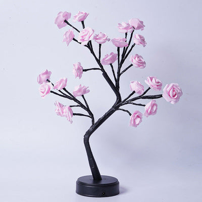 Table Lamp Flower Tree Rose Lamps