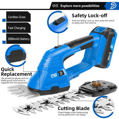 2 in 1 Electric Hedge Trimmer