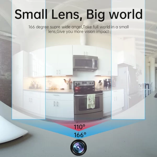 US.EU 4K HD WIFI Clock Camera 166degree Camera Micro Cam IR Night View Alarm Camcorder Digital Watch Video Mini DVR Oculta - Image 4