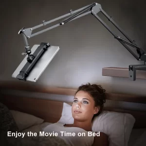 360° Rotating Long Arm Phone Tablet Holder Lazy