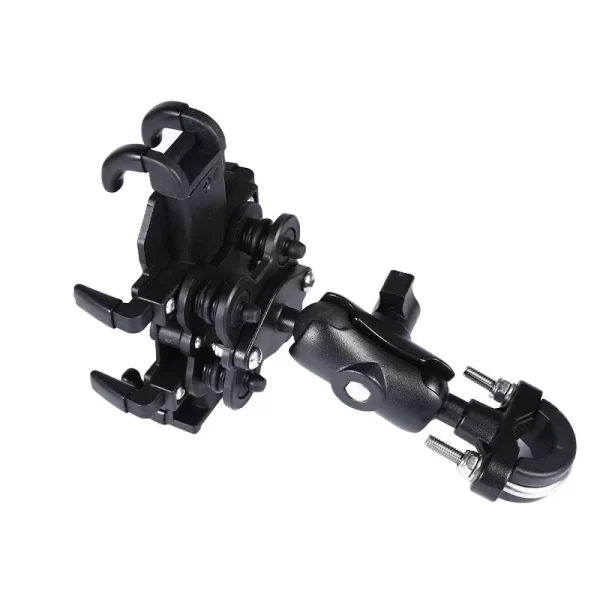 Motorcycle Phone Holder Aluminum Handlebar Shock - Image 4