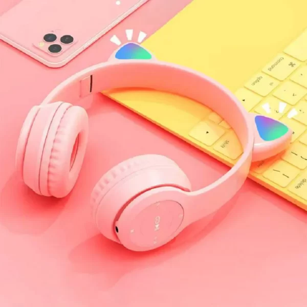 Cute Cat Ear Wireless Headphones - Image 2
