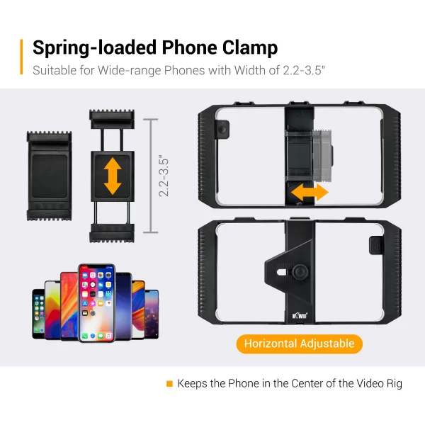 Smartphone Video Rig Cellphone Video Stabilizer - Image 6