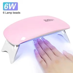 6W Mini Nail Dryer Machine Portable 6 LED
