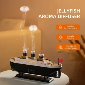 Retro Ship Air Humidifier Ultrasonic Aromatherapy