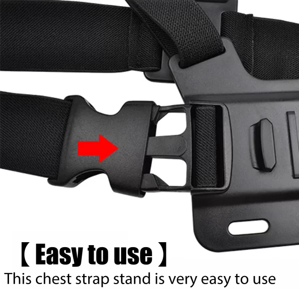 Chest Mount Strap Belt Adjustable Harness - Image 4