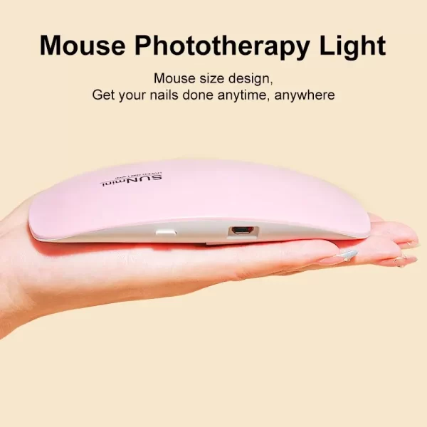 6W Mini Nail Dryer Machine Portable 6 LED - Image 2