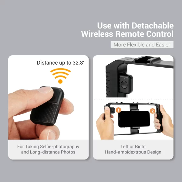 Smartphone Video Rig Cellphone Video Stabilizer - Image 5
