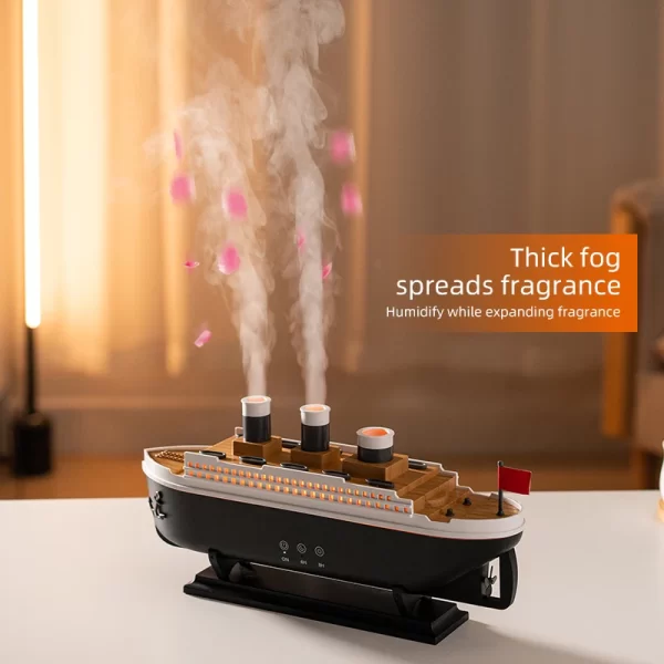 Retro Ship Air Humidifier Ultrasonic Aromatherapy - Image 5