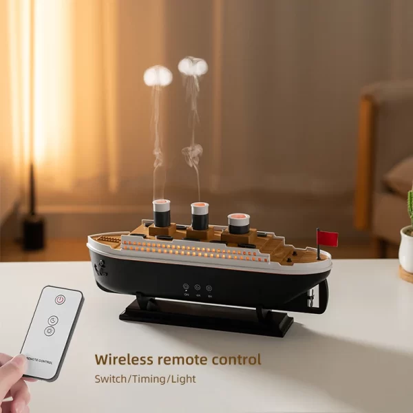 Retro Ship Air Humidifier Ultrasonic Aromatherapy - Image 4