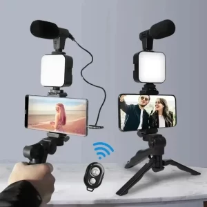 Smartphone Vlogging Kit With Tripod