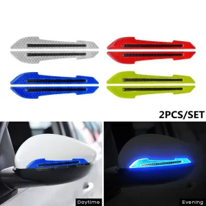 Car Rear Warning Tape Automobile Sticker Exterior Accessorie Car Wheel Hub Reflective Stripes Door Handle Safety Warning Sticker